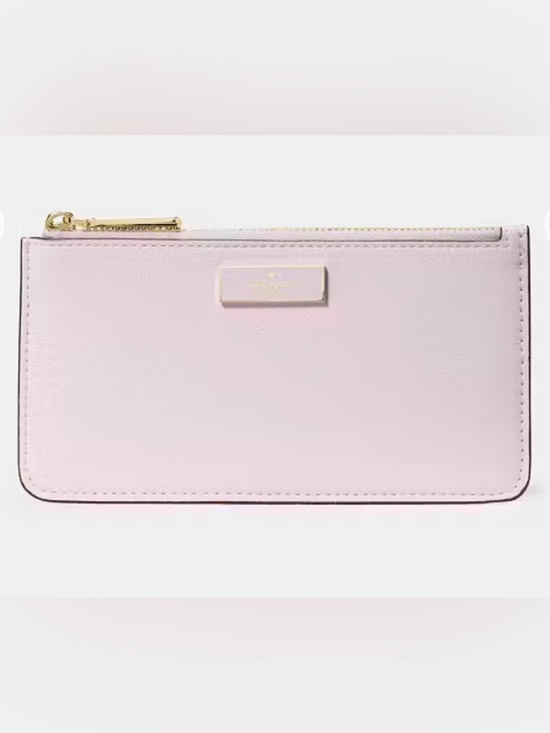 kate spade Handbags - kate spade Bridget Crinkle Patent Large Slim Card Holder